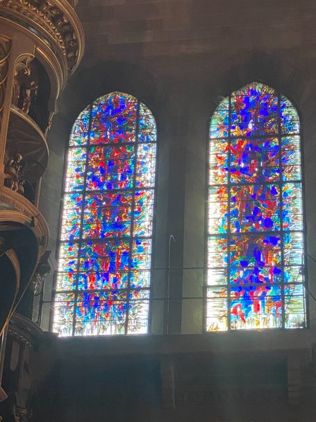 Straßburger Münster Fenster Südportal